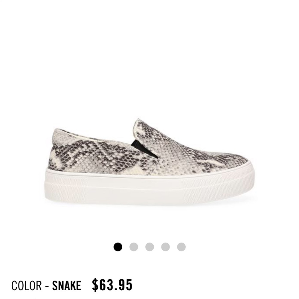Steve Madden snake print sneaker